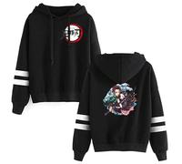Anime Hoodie for Tanjirou Demon Nezuko Slayers Sweatshirt Cartoon Pullover for Men Women