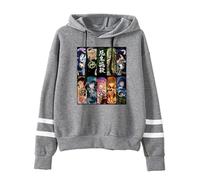 Anime Hoodie for Tanjirou Demon Nezuko Slayers Sweatshirt Cartoon Pullover for Men Women