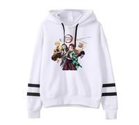 Anime Hoodie for Tanjirou Demon Nezuko Slayers Sweatshirt Cartoon Pullover for Men Women