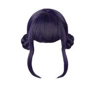Anime Hunters Rum Wig, Purple Hair Extensions Cosplay Hair, Purple Braiding Hairs Demon Cosplay For Kids & Adults, Adjustable Cap, Realistic Halloween Anime Costume Wig (C)
