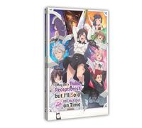 Anime I May Be A Guild Receptionist, But I'll Solo Any Boss to Clock Out on Time Canvas Poster Bedroom Decor Landscape Office Room Decor Gift 12x18inch(30x45cm)