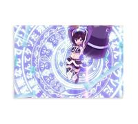 Anime I May Be A Guild Receptionist, But I'll Solo Any Boss to Clock Out on Time Canvas Poster Bedroom Decor Landscape Office Room Decor Gift 24x36inch(60x90cm)