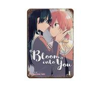 Anime I Will Become Yours Bloom Into You 4 Retro Poster Metal Tin Sign Chic Art Retro Iron Painting Bar People Cave Cafe Family Garage Poster Wall Decoration 8x12inch(20x30cm)