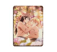 Anime I Will Become Yours Bloom Into You 7 Retro Poster Metal Tin Sign Chic Art Retro Iron Painting Bar People Cave Cafe Family Garage Poster Wall Decoration 12x16inch(30x40cm)