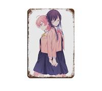 Anime I Will Become Yours Bloom Into You 8 Tin Sign Vintage Metal Pub Club Cafe Bar Home Wall Art Decoration Poster Retro 8x12inch(20x30cm)