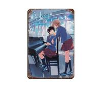 Anime I Will Become Yours Bloom Into You 9 Tin Sign Vintage Metal Pub Club Cafe Bar Home Wall Art Decoration Poster Retro 8x12inch(20x30cm)