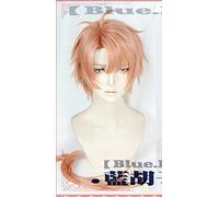 Anime IDOLiSH7 Seven Cosplay Izumi Mitsuki Wig Short Fluffy Layered Synthetic Hair for Adult Adjustable Halloween Role Play Hair Short wig and 40cm