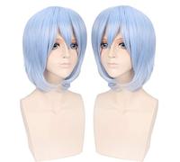 Anime IDOLiSH7 Tamaki Yotsuba cosplay Wig Heat Resistant blue short Synthetic Hair Tamaki Yotsuba Cosplay Costume Wigs + Wig Cap One Size Yotsuba Wig PL-614
