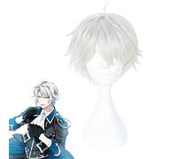 Anime Idolish7 Trigger Cosplay Wig Yaotome Gaku Silver White Short Heat-resistant Fiber Hair Wigs + Wig Cap