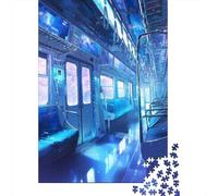 Anime Inside The Train 1000 Piece Jigsaw, Holiday Puzzle Gift, 38x26cm/1000pcs