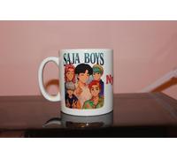 Anime Inspired Ceramic Coffee Mug Set, White, Featuring 2 Different Art Design, 11 oz Collectible Fan Merchandise