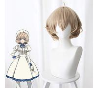 Anime Invented Inference Iwanaga Kotoko Cosplay Wigs Short Brown Heat Resistant Synthetic Hair Party Costume Wig KUZZ8458