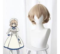 Anime Invented Inference Iwanaga Kotoko Cosplay Wigs Short Brown Heat Resistant Synthetic Hair Party Costume Wig Kuzz8458