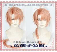 Anime Izumi Mitsuki IDOLiSH7 Seven Cosplay Wig Orange Pink Short Base Wig Detachable Horsetail Synthetic Hair Wig + Free Wig Cap One Size B