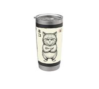 Anime Japan Samurai Tattoo K-Pop Y2K Manga Geisha Kawaii Stainless Steel Insulated Tumbler