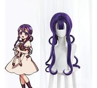Anime Jibaku Shounen Hanako Kun Cosplay Wig Akane Kwai Purple Long Heat Resistant Synthetic Hairpiece Party Costume Wigs