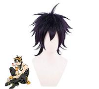Anime Jojo's Bizarre Adventure Golden Wind Cosplay Wig Ghirga Narancia Short Purple Short Hair GIOGIO Costume Wigs for Party 539