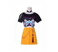 Anime K-Pop Hunters Group Costume, Hunters Idol Stage Outfits Performance Full Set Halloween Carnival Party Dress Up Hunters Cosplay