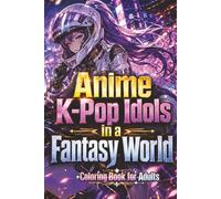 Anime K-pop Idols in a Fantasy World coloring Book for Adults: 50 Awesome One-Sided Illustrations with Magical Idol Scenes, Cool Characters, Dreamy ... K-Pop Coloring Book for Adults and Teens)