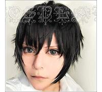 Anime Kagerou Project MekakuCity Actors Kisaragi Shintaro Cosplay Wigs Short Black Heat Resistant Synthetic Hair Wig + Wig Cap