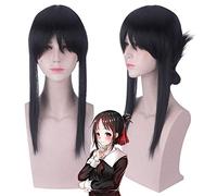 Anime Kaguya sama Love is War Cosplay Costume accessories Kaguya Shinomiya Chika halloween cosplay wig Girl black hair + wig cap XXL wig PL-155