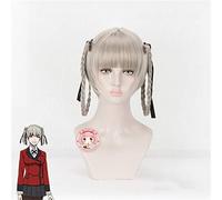 Anime Kakegurui Compulsive Gambler Momobami Kirari Braids Wig Cosplay Costume Heat Resistant Synthetic Hair Women Cosplay Wigs D-279