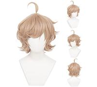 Anime Kanae Cosplay Wig Nijisanji VTuber Cosplay 2 Version Linen short Wig Synthetic Hair Heat Resistant Halloween