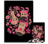 Anime Kawaii Drinks Piece Jigsaw Puzzle Challenging Puzzles Brain Teaser Game Interactive Family Game Suitable for Ages 14 1000 PCS(38x26cm)