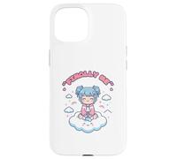 Anime Kawaii Finally Me Trans Pride Pastel Clouds Case for iPhone 15