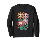 Anime Kawaii Happy Flower Long Sleeve T-Shirt