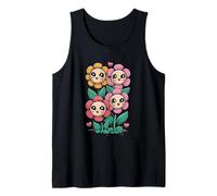 Anime Kawaii Happy Flower Tank Top
