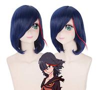 Anime KILL la KILL Matoi Ryuuko Cosplay Wigs Mixed Color Heat Resistant Synthetic Hair Perucas Wig PL-323