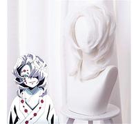Anime Kimetsu No Yaiba Ayaki Rui Cosplay Wig Spider Demon Slayer Short Hair Halloween Party Performance Costume Wig for Adult