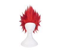 Anime Kirishima Eijiro Cosplay Red Wig Boku no Hero Academia Heat-resistant Fiber Hair + Wig Cap Party Men