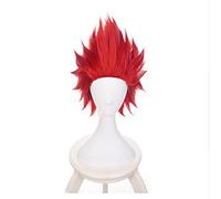 Anime Kirishima Eijiro Short Red Cosplay Wig Boku no Hero Academia Halloween Costume Synthetic Hair Perucas