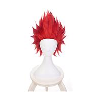 Anime Kirishima Eijiro Short Red Cosplay Wig Boku no Hero Academia Synthetic Hair Perucas