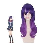 Anime Kiss Him Not Me Serinuma Kae Purple Wig Cosplay Costume Watashi Ga Motete Dosunda Women Purple Wavy Synthetic Hair Wigs