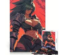 Anime Knight Woman 1000 Piece Jigsaw Puzzle for Adults Mindful Game High Def Print Happy Challenge Thoughtful Gift (38x26cm)