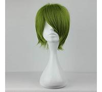 Anime Kuroko No Basuke Midorima Shintaro Cosplay Wig Green Short Straight Role Play Synthetic Hair Party Costume Wigs Men WIG-176A