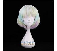 Anime Land Of The Lustrous Houseki no Kuni Diamond Cosplay Wig Short Heat Resistant Synthetic Hair Wigs + Wig Cap