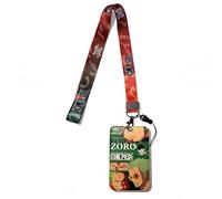 Anime Lanyard with Card Holder (Green)