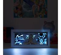 Anime LED Light Box, Manga Shadow Box Frame, Paper Cut, Table Lamp for Anime Enthusiasts, RGB Multi Color, Night Light for Room Decor, Unique Anime Desk Decor (Luffey V2)