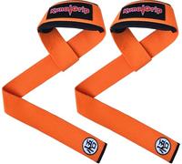Anime Lifting Straps - Padded Wrist Straps for Weightlifting, Bodybuilding, Gym Workouts, Powerlifting, Deadlifts & Fitness (Soft Cotton 23.5 inch, 1 Pair) (Kakarot)