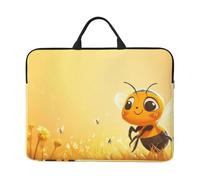 Anime Little Bee Notebook Carrying Case With Handle Laptop 14 Inch Computer Sleeve For Women Men Padded Cover Laptop Bag