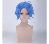 Anime Little Blue and Little Green Cosplay Wig Short Synthetic Hair Halloween Carnival Costume Prop Wigs dm400