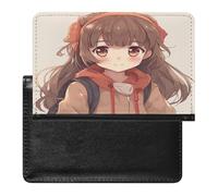 Anime Little Girl Passport Cover Protector Rfid Blocking Passport Holder Id Card Holder Secure Travel Wallet Organizer for Passport Tickets Credit Cards, style, One Size