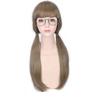Anime Long Straight Wig With Bangs Harajuku ita Grey Purple Black Red Cosplay Wigs For Women OneSize asthepicture