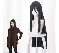 Anime Lord El-melloi Ii Case Files Cosplay Wigs Black Brown Long Straight Hair Halloween Lord El-melloi Ii Costumes Wig+Wig Cap