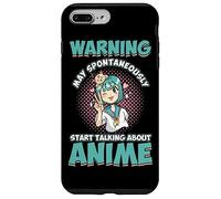 Anime Lover Manga Fan Japanese Otaku Cosplayer Warning Case for iPhone 7 Plus/8 Plus