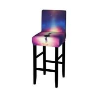 Anime Lovers Print Bar Stool Covers Stretch Counter Height Chairs Covers